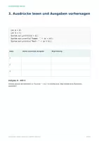 Vorschau - Arbeitsblätter - Java Ein-/Ausgabe & Operatoren – Sek I - Seite 3