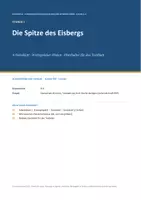 Vorschau - Stundenentwürfe - Kurzgeschichte Einstieg: Leerstelle & Eisbergmodell - Stunde 1 der Reihe Kurzprosa - Seite 2