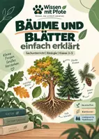 Vorschau - Arbeitsblätter - Sachunterricht: Bäume und Blätter einfach erklärt - Deckblatt