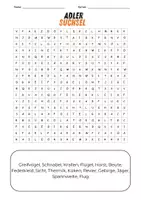 Vorschau - Arbeitsblätter - Adler Suchsel - Deckblatt