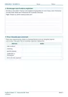 Vorschau - Arbeitsblätter - Arbeitsblatt Englisch Klasse 12 – Stilistisch anspruchsvolle englische Texte verfassen - Seite 2