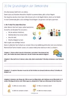 Vorschau - Stundenentwürfe - Die Grundregeln der Demokratie - Einfach Demokratie (Teil 3) – Arbeitsblätter in Leichter Sprache für Förderschule Sekundarstufe (Klasse 7–9) Deckblatt - Seite 3