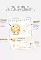 Vorschau - Arbeitsblätter - 10 Zahlen Knetmatten Montessori | Knetvorlagen Mengen & Zahlen - Seite 1