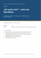 Vorschau - Stundenentwürfe - Kurzgeschichte Stunde 4: Kommunikation in der Kurzgeschichte analyseiren: Ein netter Kerl von g. Wohmann - eisberg-Tafelbild, Sprechverben, Schreibplan für Interpretation - Seite 2