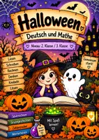 Vorschau - Arbeitsblätter - Halloween-Bundle – Deutsch & Mathe | 2. & 3. Klasse 👻 - Deckblatt