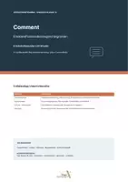 Vorschau - Stundenentwürfe - Comment schreiben – 8 Unterrichtsstunden & Lösungen Klasse 10 · ZP 10 - Seite 1