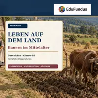Vorschau - Arbeitsblätter - Leben auf dem Land – Bauern im Mittelalter | Geschichte 6/7 - Deckblatt