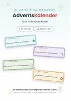 Vorschau - Anderer Materialtyp - Adventskalender gute Taten - Deckblatt