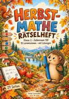 Vorschau - Arbeitsblätter - Herbst-Mathe Klasse 2 | Rätselheft bis 100 - Deckblatt
