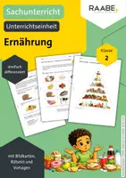 Vorschau - Arbeitsblätter - Gesunde Ernährung: Ernährungspyramide, Nährstoffe und Essgewohnheiten | Unterrichtseinheit - Deckblatt