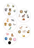 Vorschau - Spiele - Spiel "Doppelsymbol" Tiere Französisch zum Dis Donc 5 - Seite 2