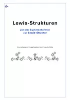 Vorschau - Arbeitsblätter - MR02-1 - Lewis-Strukturen - von der Summenformel zur Lewis-Struktur - Deckblatt