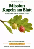 Vorschau - Arbeitsblätter - Eichengallwespe und Blattgallen an der Eiche – Mission Kugeln am Blatt | Sachunterricht Klasse 4 - Deckblatt
