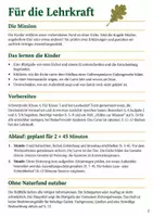 Vorschau - Arbeitsblätter - Eichengallwespe und Blattgallen an der Eiche – Mission Kugeln am Blatt | Sachunterricht Klasse 4 - Seite 1