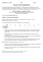 Vorschau - Arbeitsblätter - Normalverteilung: Motivation der funktionalen Form (Stochastik) - Seite 1