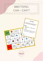 Vorschau - Spiele - SPIEL - THE CAN/CAN´T GAME - mit Anleitung und Lösungen - Deckblatt