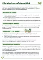 Vorschau - Arbeitsblätter - Pflanzen und Wasser – Mission Durstige Pflanze | Sachunterricht Klasse 4 - Seite 1