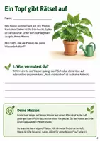 Vorschau - Arbeitsblätter - Pflanzen und Wasser – Mission Durstige Pflanze | Sachunterricht Klasse 4 - Seite 2