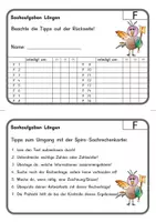 Vorschau - Arbeitsblätter - Sachaufgaben-Kartei, Teil F - Längen 1 - Seite 2