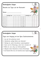 Vorschau - Arbeitsblätter - Sachaufgaben-Kartei, Teil G - Längen 2 - Seite 2