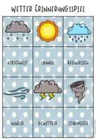 Vorschau - Spiele - Erinnerungsspiel zum Wetter - Seite 1