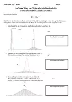 Vorschau - Arbeitsblätter - Normalverteilung: Parametrisierung der Glockenkurve (Gauß, Stochastik, +Geogebra) - Seite 2