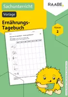 Vorschau - Mal- und Bastelvorlagen - Ernährungstagebuch | dreifach differenzierte Vorlage - Deckblatt