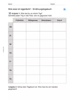 Vorschau - Mal- und Bastelvorlagen - Ernährungstagebuch | dreifach differenzierte Vorlage - Seite 3