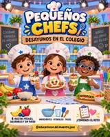 Vista previa - Para docentes: organización, planificación y formación - Pequeños chef - Portada