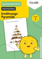 Vorschau - Mal- und Bastelvorlagen - Ernährungspyramide: Lebensmittel richtig einordnen - Deckblatt