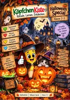 Vorschau - Arbeitsblätter - Halloween Special 2026 – Rätselheft – KöpfchenKiste 🎃 - Seite 1