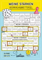 Vorschau - Arbeitsblätter - Meine Stärken - 🎲 Gesprächsbrettspiel / Plauderbrettspiel 💛 | Gesprächsanlässe als Brettspiel - Deckblatt