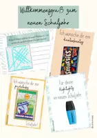 Vorschau - Anderer Materialtyp - Willkommensgruß Schuljahresanfang - Deckblatt