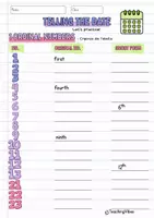 Vorschau - Arbeitsblätter - TELLING THE DATE - Arbeitsblätter/Übungen - Seite 1