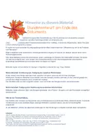 Vorschau - Stundenentwürfe - DaZ Herbst Wortschatz entdecken, verstehen und anwenden mit Bildkarten - Seite 1