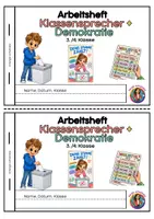 Vorschau - Stundenentwürfe - Klassensprecher + Demokratie (Selbstlernheft) 3.- 5.Klasse - Deckblatt