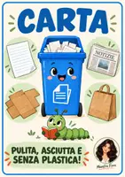anteprima - Flashcard - Il Bruco Curioso fa la differenza! | Cartelloni per la raccolta differenziata - Pagina 3