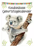Vorschau - Präsentationen/Tafelbilder - Geburtstagskalender - Koalaklasse - Seite 1