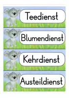 Vorschau - Lehrpläne/Lehrermaterial - Klassendienste Koalaklasse - Seite 2