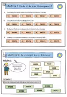 Vorschau - Stationenlernen - Mathematik - Lerntheke (Wiederholung 5. Klasse Mathematik) - Seite 1