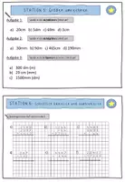 Vorschau - Stationenlernen - Mathematik - Lerntheke (Wiederholung 5. Klasse Mathematik) - Seite 3