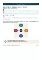 Vorschau - Arbeitsblätter - KLARTEXT - Hilfewege-Planer - Mein Vertrauensnetz - Seite 1