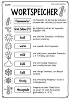 Vorschau - Arbeitsblätter - Temperatur und Thermometer lesen 🌡️☀️ Ablesen und Verstehen - Seite 2