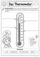 Vorschau - Arbeitsblätter - Temperatur und Thermometer lesen 🌡️☀️ Ablesen und Verstehen - Seite 3