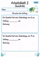 Vorschau - Arbeitsblätter - Umfang Klasse 4 | Mathematik Klasse 4 | 10 Arbeitsblätter als PDF - Seite 2