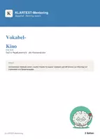 Vorschau - Arbeitsblätter - Vokabel-Kino – Vokabeln lernen mit der Schlüsselwortmethode - Deckblatt