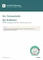 Vorschau - Arbeitsblätter - KLARTEXT-Tischaufsteller – 6 Sofort-Impulse - Deckblatt