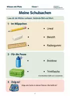 Vorschau - Arbeitsblätter - Schulstart: Was gehört in den Schulranzen? - Seite 2
