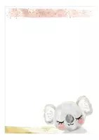 Vorschau - Arbeitsblätter - Schreibpapier / Briefpapier Koala - Seite 2