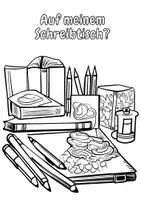 Vorschau - Mal- und Bastelvorlagen - Ruhige Schule Ausmalbilder - Seite 3